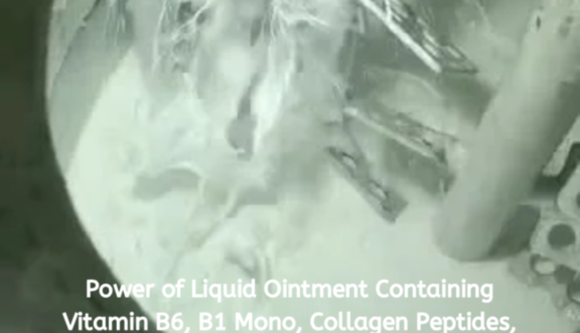 Power of Liquid Ointment Containing Vitamin B6, B1 Mono, Collagen Peptides